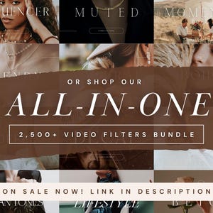 250+ Spring LUTs Bundle Mobile VIDEO Filters, Natural Video Editing LUTS, Soft Aesthetic Filters for Bloggers Influencers Videographers imagen 10