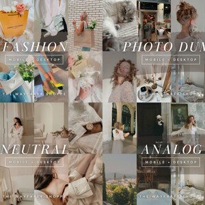 Plus de 400 préréglages Lightroom Préréglages esthétiques de luxe, filtre de retouche photo neutre et net pour les influenceurs Instagram et les blogueurs lifestyle image 5