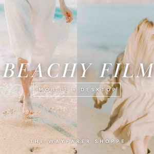 15 Sommerfilm Mobile Lightroom Presets, Retro Strand Presets für Instagram, Vintage Influencer Preset für Blogger, Einwegkamera-Preset