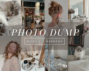 15 Natural Mobile Lightroom Presets,  Light and Airy, That Girl Instagram Presets, Influencer Blogger Aesthetic Bright Photo Editing Presets