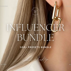 300+ Lightroom Preset Bundle | Luxury Aesthetic Presets, Clean Neutral Photo Editing Filter for Instagram Influencer Lifestyle Bloggers