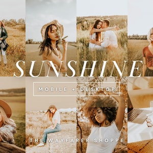 15 Warm Tones Lightroom Presets for Mobile & Desktop | Golden Photo Editing for Instagram, Influencers, Bloggers, Summer, Lifestyle Photos