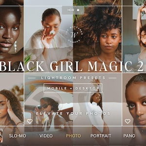 15 Dark Skin Mobile Lightroom Presets, Aesthetic Portrait Preset for Instagram, Lifestyle Photo Filter for Mobile Lightroom, Selfie Presets