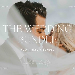 400+ Lightroom Preset Bundle | Earthy Presets, Photographer Desktop Presets, Engagement Couple Presets, Wedding Lightroom Mobile Presets