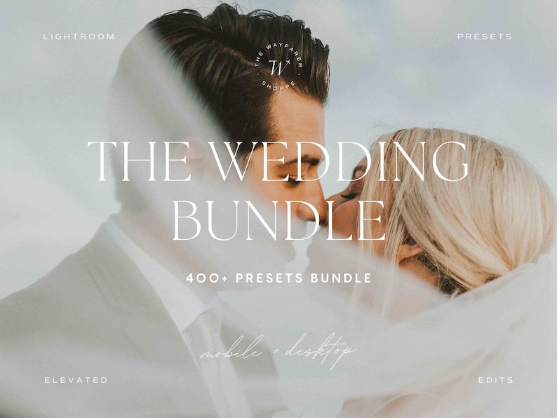 400 Lightroom Preset Bundle Earthy Presets, Photographer Desktop Presets, Engagement Couple Presets, Wedding Lightroom Mobile Presets image 1