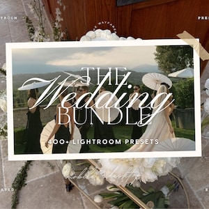 400+ Wedding Lightroom Preset Bundle, Earthy Presets, Warm Photographer Presets, Engagement Presets, Bright Outdoor Preset, Portrait Presets