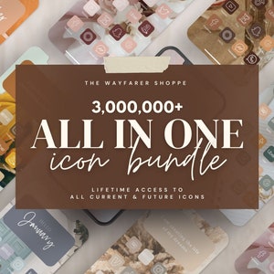 3 Mil+ iOS 18 App Icons Neutral Fall Aesthetic, Boho App Icons, Widget iPhone, iPhone iOS Icons, Fall App Icons, Halloween Icon Pack