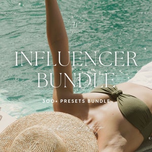 300+ Influencer Lightroom Preset Bundle, Natural Presets, Aesthetic Neutral Photo Editing Filters, Luxury Aesthetic Presets, Dark Presets