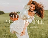 5000+ All-In-One Lightroom Preset Bundle | Golden Boho, Aesthetic Luxury, Creamy Tones, Neutral Presets for Bloggers & Influencers