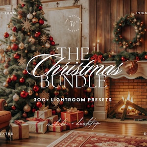300+ Holiday Lightroom Preset Bundle Christmas Presets Winter Presets Festive Presets Holiday Presets Influencer Presets Aesthetic Presets