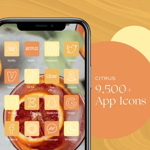 9500+ iOS 18 App Icons, Yellow Aesthetic, Widget iPhone, iOS Icons, Pastel Icons, Spring Icon Pack, Summer App Icons, iPhone App Icons