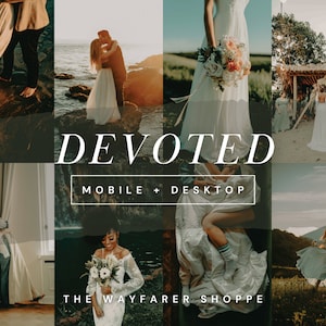 25 Earthy Mobile Lightroom Presets, Warm Wedding Presets, Natural Photo Editing Filter, Outdoor Presets, Rustic Instagram Photo Filters