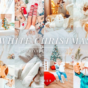 25 Bright Christmas Lightroom Presets, Winter Presets, Christmas Photo Editing Filters, Clean Indoor Presets, Best Family Holiday Presets