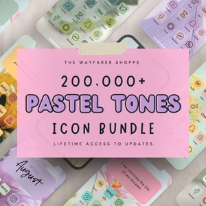 200k+ iOS 18 App Icons, Pink Pastel Aesthetic, Widget iPhone, iOS Icons, Summer Icon Pack, Spring App Icons, Green Icons, iPhone Home Screen