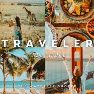 30 Lightroom Preset Bundle | Summer Travel Presets, Aesthetic Presets, Travel Blogger Presets for Instagram, Vibrant Presets, Natural Preset