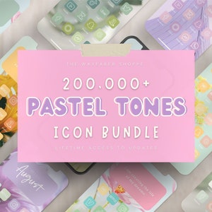 200k + iOS 18 App-Symbole, rosa Pastellästhetik, Widget iPhone, iOS-Symbole, Frühlings-Icon-Paket, Minimale Sommer-App-Symbole, Lila-Symbol, Grünes Symbol