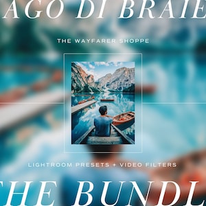 15 Lightroom Presets AND Mobile Video Filters Bundle | Outdoor Presets, Moody and Rich Presets, Mountain Instagram Presets, Travel Presets