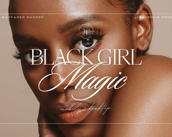 5 Dark Skin Mobile Lightroom Presets, Aesthetic Lightroom Presets, Portrait Presets for Instagram, Natural Lifestyle Photo Editing Filters