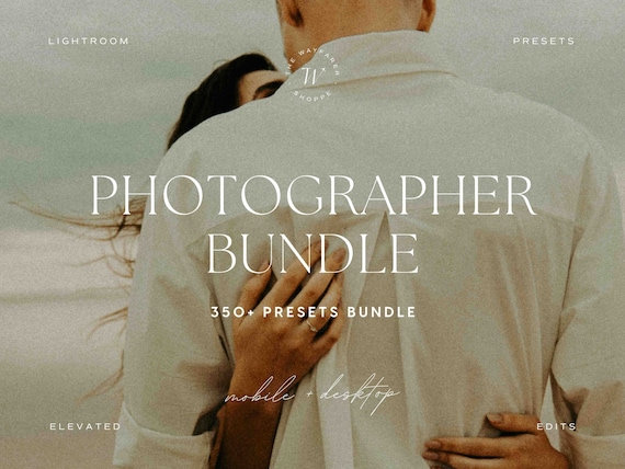 350+ Lightroom Preset Bundle | Photographer Presets, Luxury Aesthetic Presets, Cinematic Film Presets, Wedding Presets, Portrait Presets
