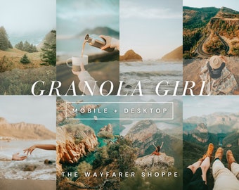 15 Summer Travel Mobile Lightroom Presets Mountain Preset For Blogger Lifestyle Natural Instagram Filter Bright Vibrant Granola Girl Preset