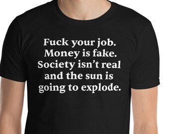 Shirt That Goes Hard Anti-Capitalism Short-Sleeve Unisex T-Shirt