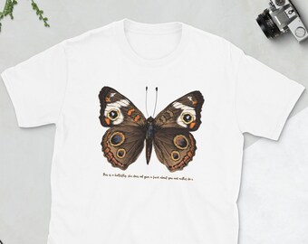 Butterfly Don&#39;t Give a F**K About You Funny Inappropriate Short-Sleeve Unisex T-Shirt