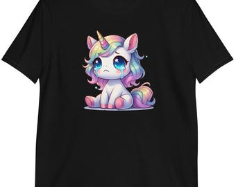 Camiseta Pastel Goth Unicornio – Linda pero muerta por dentro, camiseta unisex
