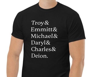 Dallas Cowboys Legends Black T-Shirt: Aikman, Smith, Irvin