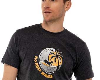 Men's Dog Dad Surf Shirt | Organic Cotton Eco-Friendly Beach Tee