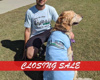 Matching Running Shirts for Dogs & Men, Sold Separately, Dog Dad Gift, Fits Most Breeds