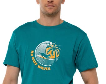 Dog Dad Surf Tee | Organic Cotton, Eco-Friendly Gift
