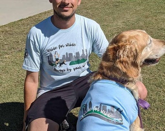 Matching Running Shirts for Dogs & Men, Sold Separately, Dog Dad Gift, Fits Most Breeds
