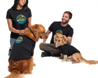 Organic Cotton Matching Dog and Owner Shirts | Adventure Design, Shirts Sold Separately