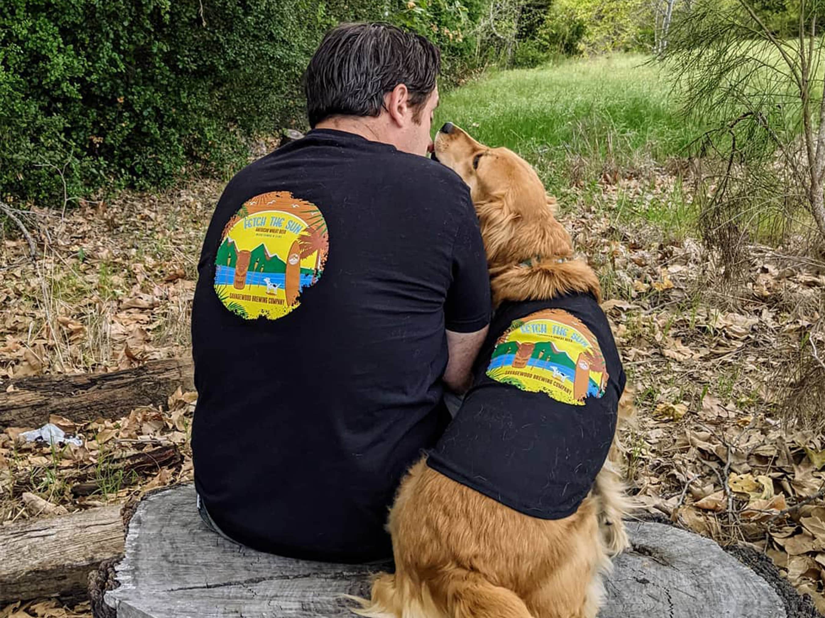 Dog and dad matching shirts Clearance