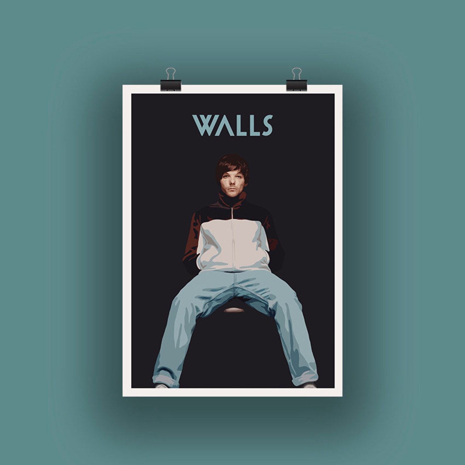Louis Tomlinson Walls Album Print Etsy