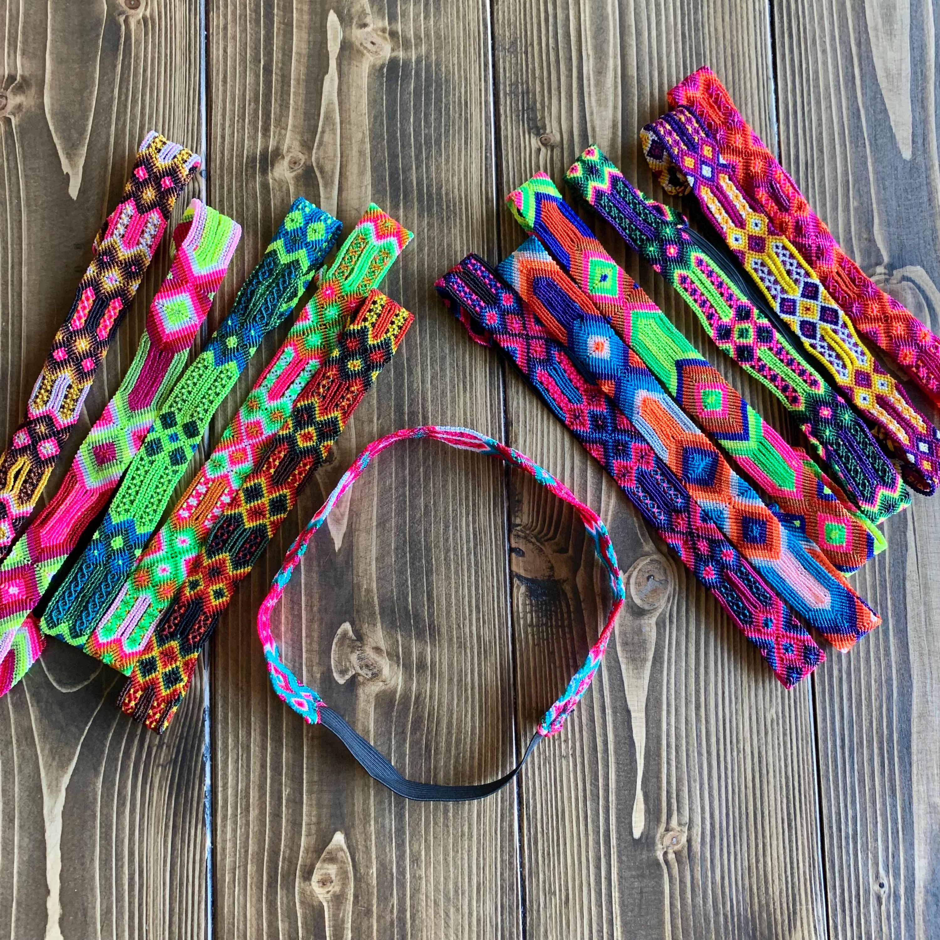 Artisan-made. Multicolor Woven Leather & Fabric Headband. Unique.! Handwoven Headband - Etsy main image 3