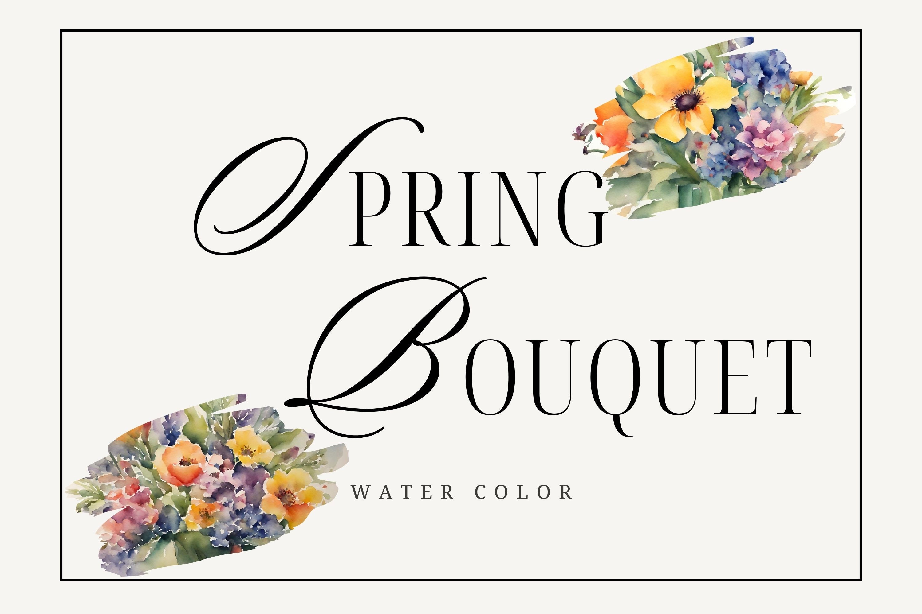 Spring Cottage Core Bouquets - Etsy