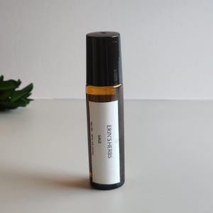 Natural Rose Perfume Gift For Her Daily Wear Vegan Natural Fragrance Roll On Glass Bottle Essential Oil Aromatherapy Blend Romantic Scent