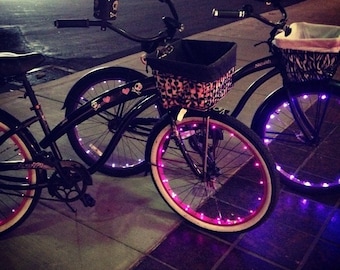 ONE Led Light Strand for Bikes, Scooters, Skateboards, Golf Carts, Trailers, Wheelchairs, Strollers, Etc..