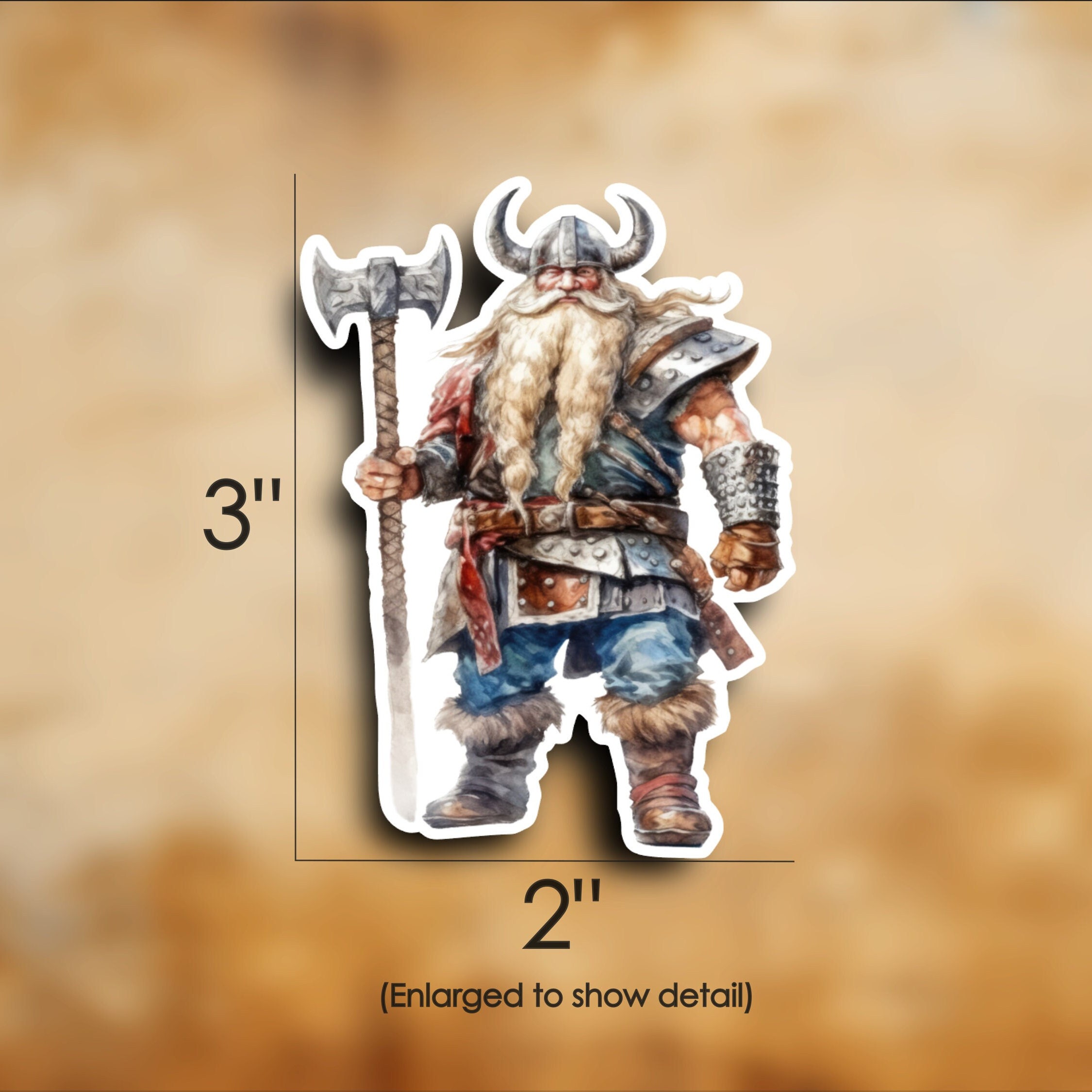 Viking Lore Dwarf Sticker, Norse Mythology, Laptop Sticker, Tumbler ...