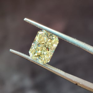 1 Carat to 10 Carat Yellow Radiant Cut Moissanite Loose Radiant Cut Moissanite for Engagement Ring Handcrafted Loose Moissanite For Jewelry