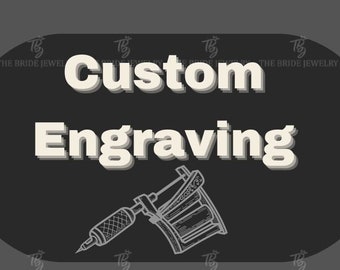 PENDING AMOUNT: Customized Engraving