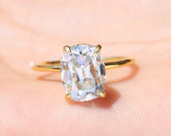 Fiery 9 X 7 MM 2.25 Carat Colorless Elongated Old Mine Cushion Cut Loose Moissanite 4 Ring Gift Earring Pendant Wholesale Price