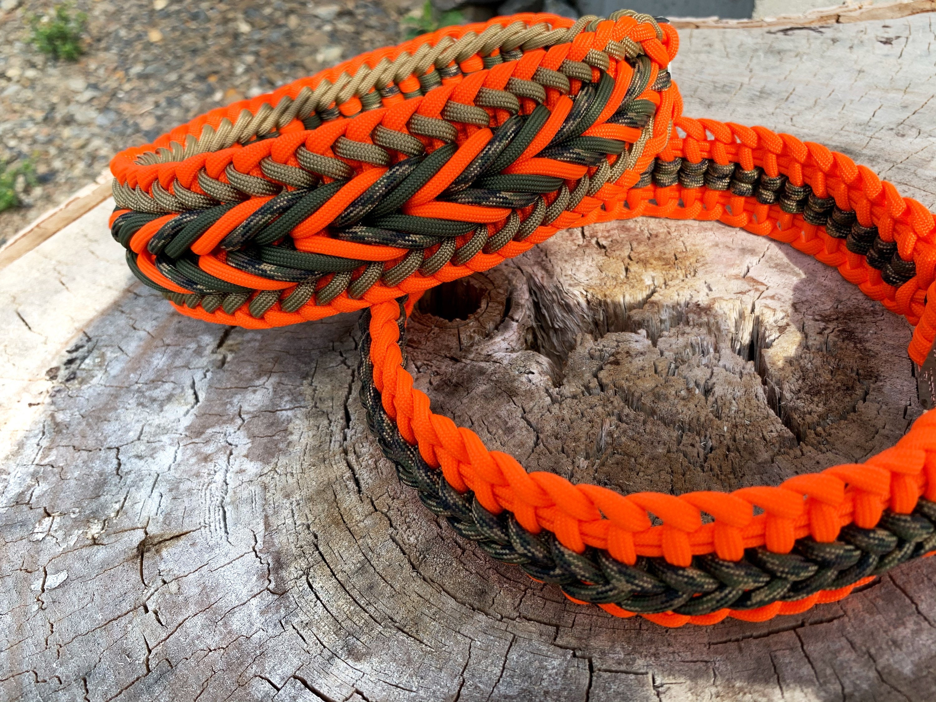 Custom paracord dog collar Bennos Happiness Etsy