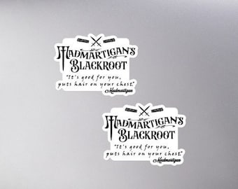 Madmartigan Blackroot Stickers, Willow Inspired Stickers