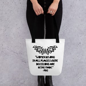 RBG Quote Tote , Ruth Bader Ginsburg, Droits des femmes, Notorious RBG