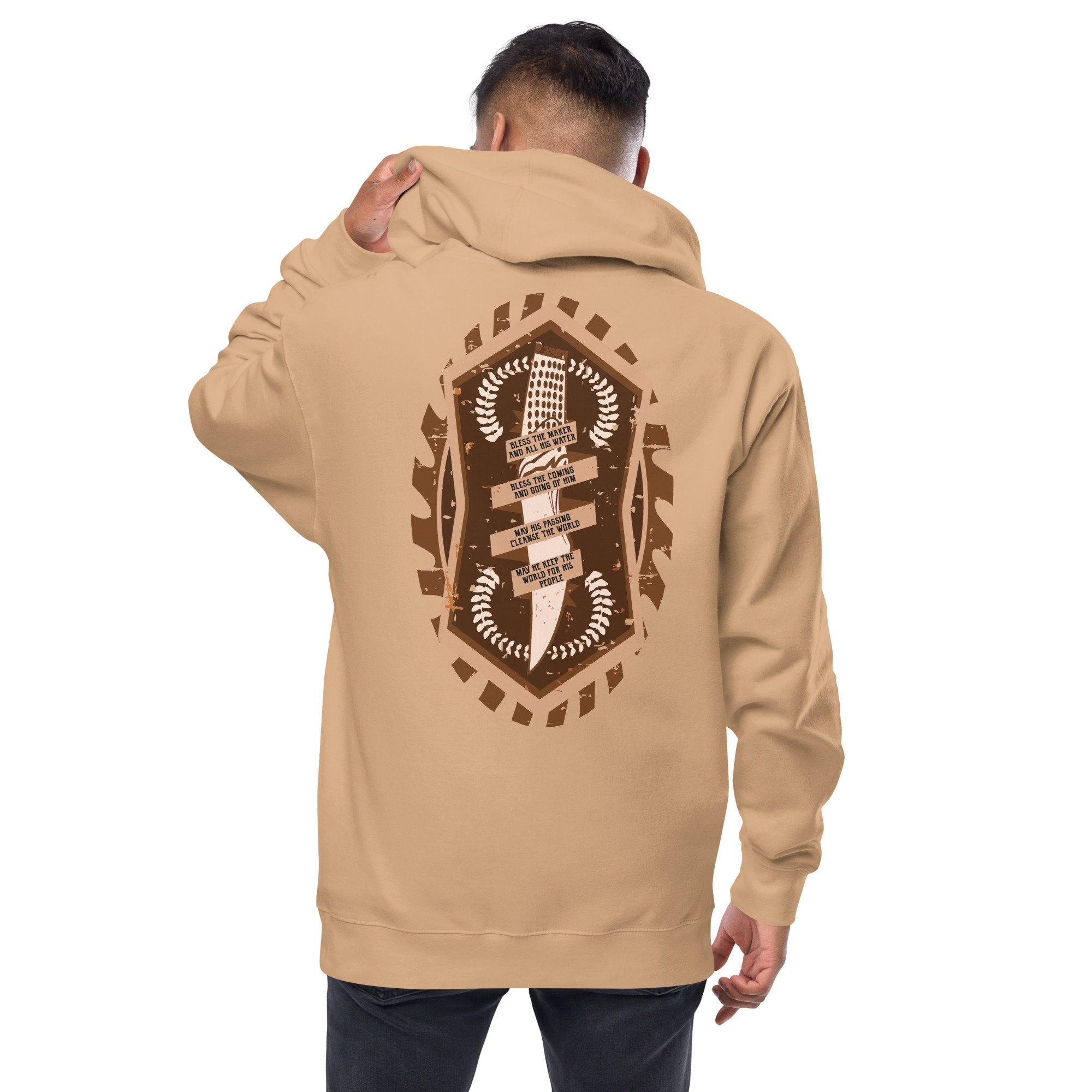 Bless the Maker Zip up Hoodie, Dune Inspired Hoodie - Etsy Bless the Maker Zip up Hoodie, Dune Inspired Hoodie - Etsy