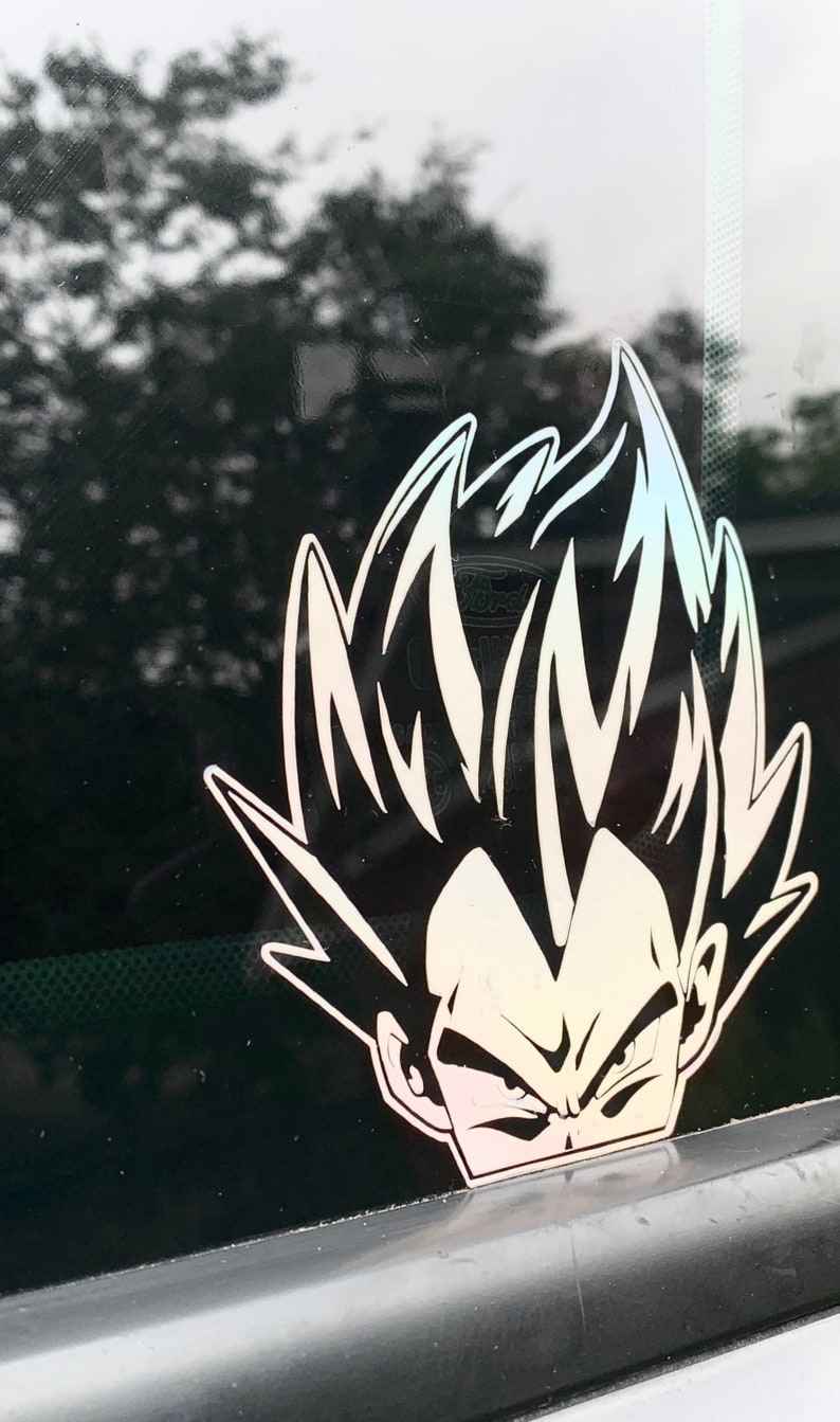 Dragon Ball Z Super-goku &amp; Vegeta SSGSS Vinyl Decals | Etsy