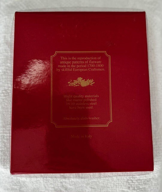 Vintage INOX EME Black & Silver Ornate Flatware 18/10 Set of - Etsy