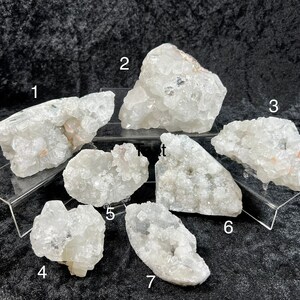 Clear White Apophyllite Specimens. Great Selection Of Apophyllites